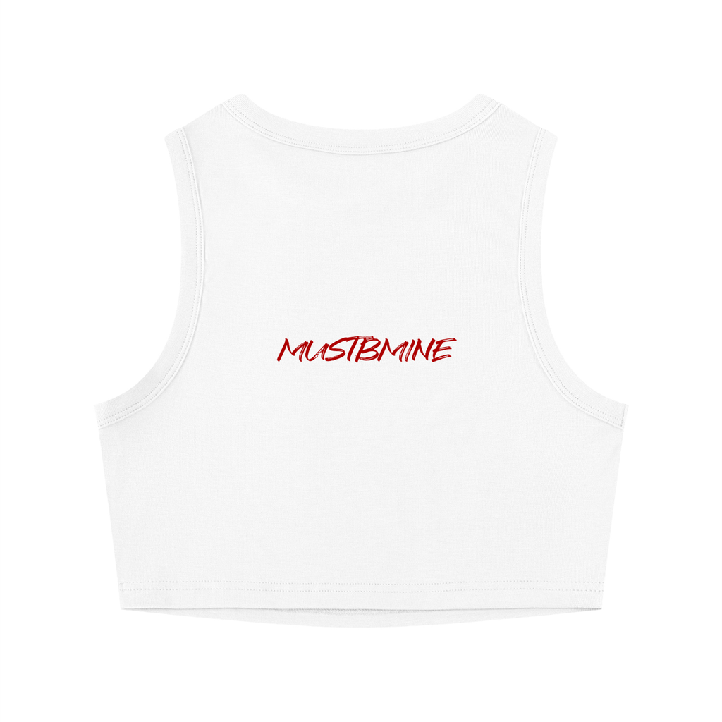 Women's Tight Crewneck Crop Tank Top