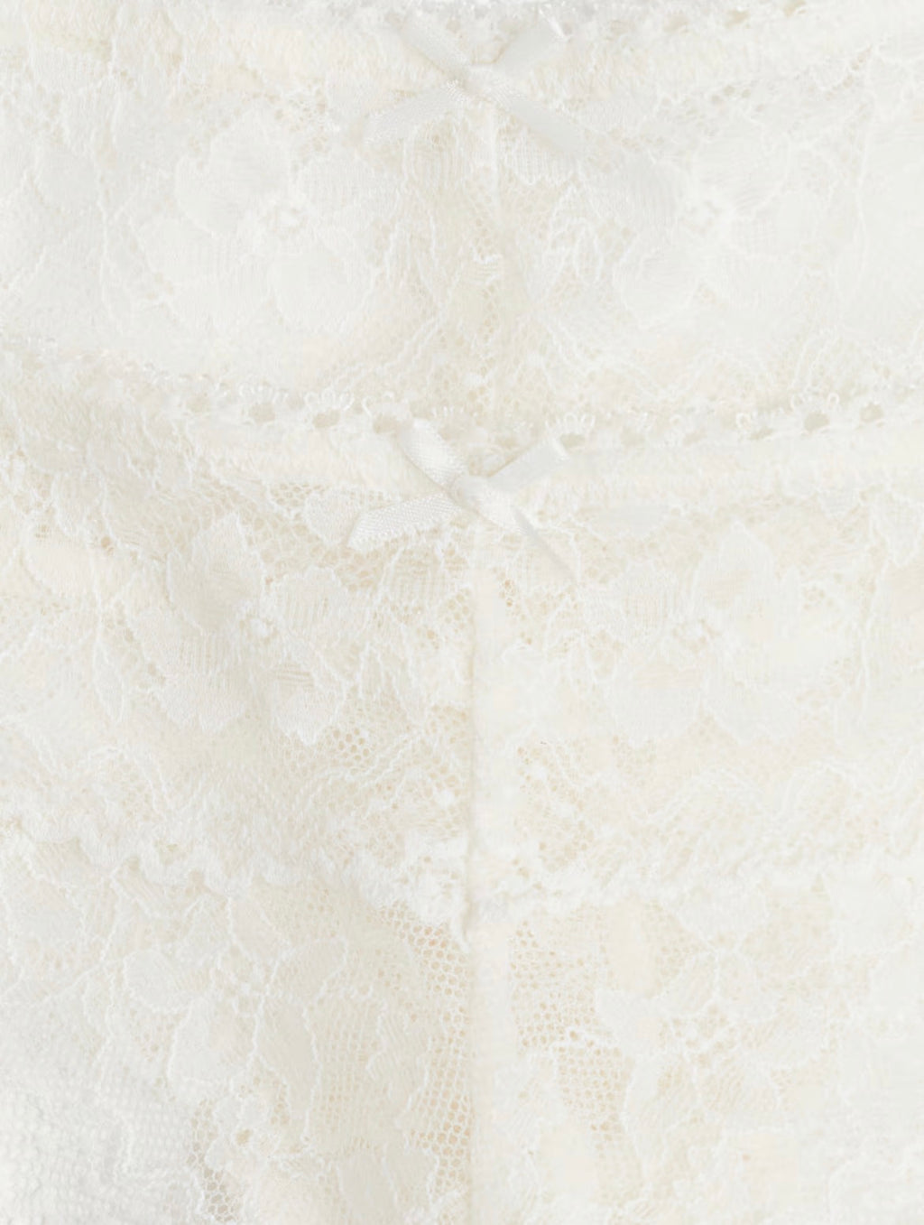 HandCrafted white soft pink panties