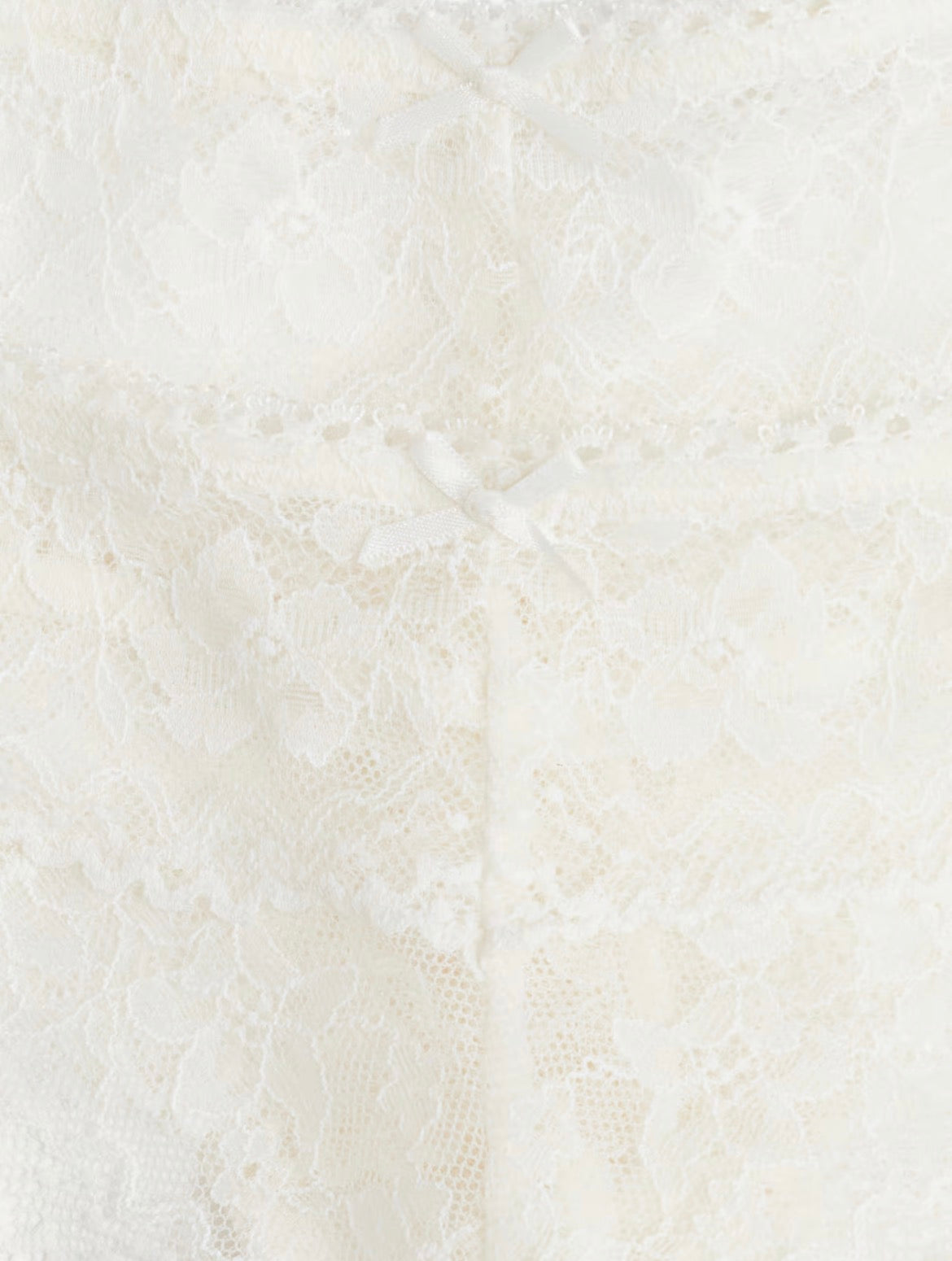HandCrafted white soft pink panties